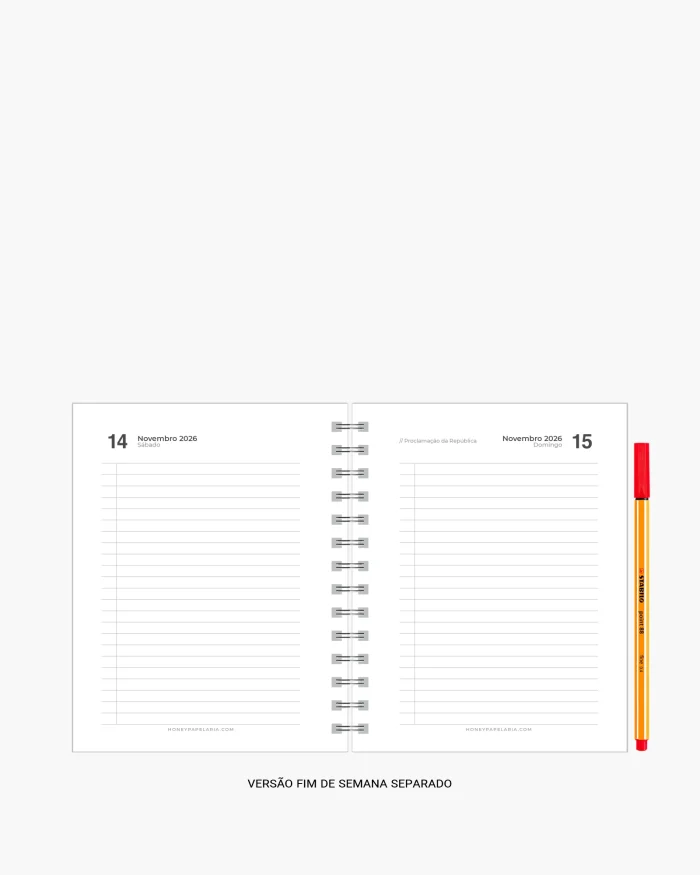 Agenda Diária 2026 - Imagem 3