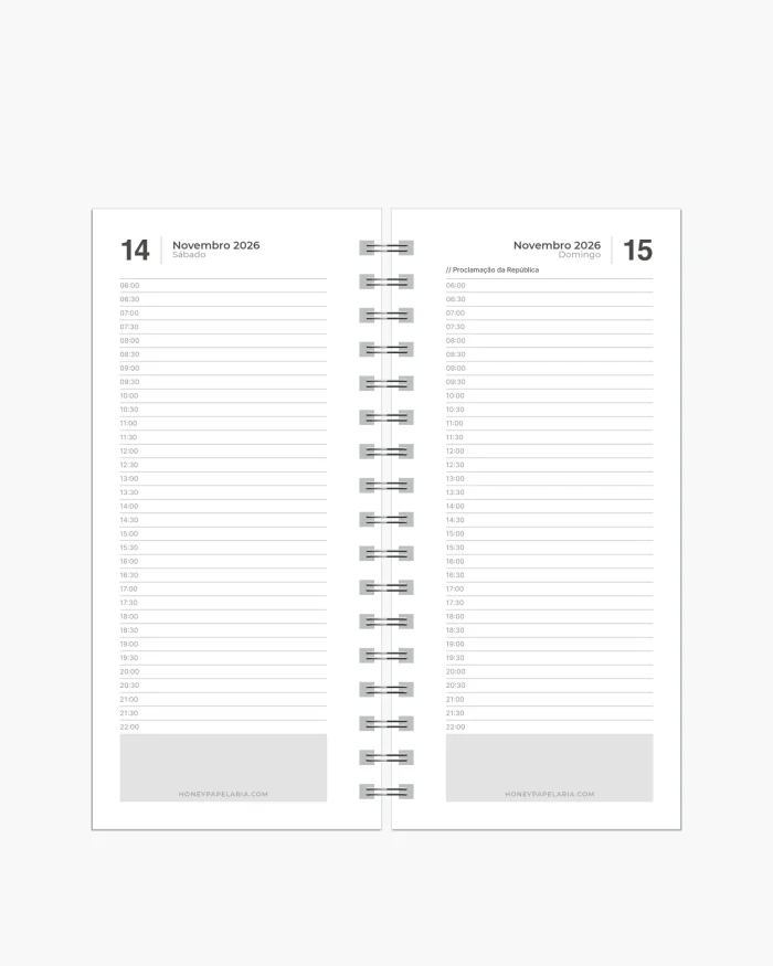 Agenda Diária 2026 Para Agendamentos - Imagem 2