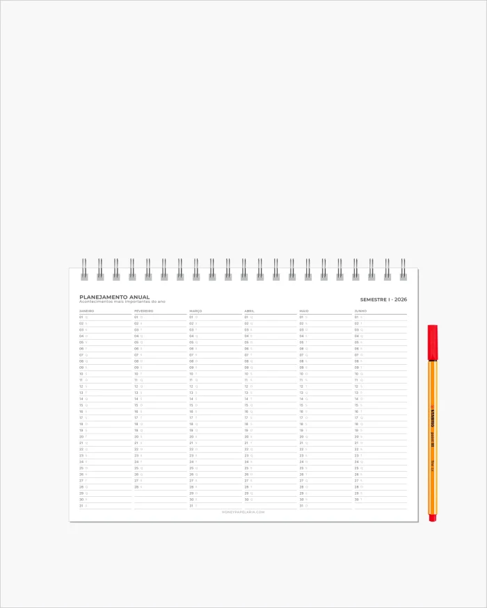 Agenda Semanal 2026 Para Agendamentos - Imagem 4