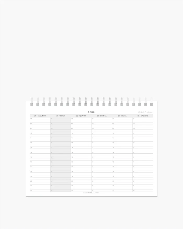 Agenda Semanal 2026 Para Agendamentos - Imagem 5
