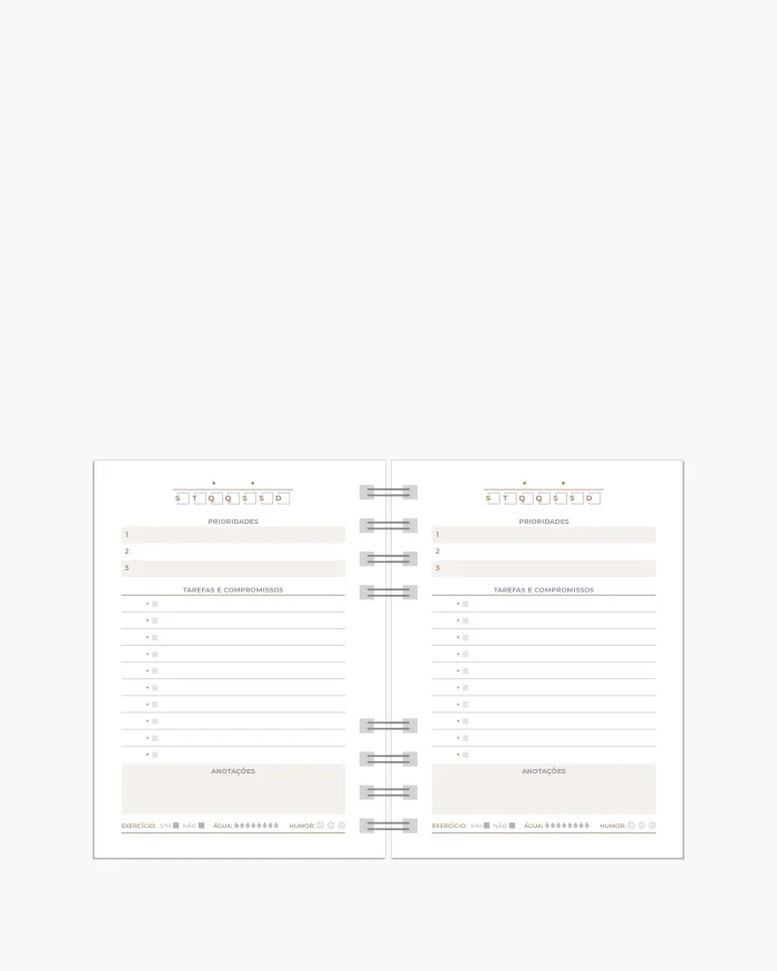 Caderneta Planner Diário (Sem Datas) - Imagem 2