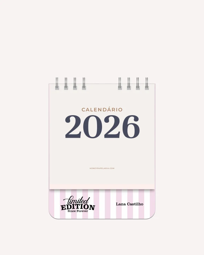 Calendário de Mesa 2026