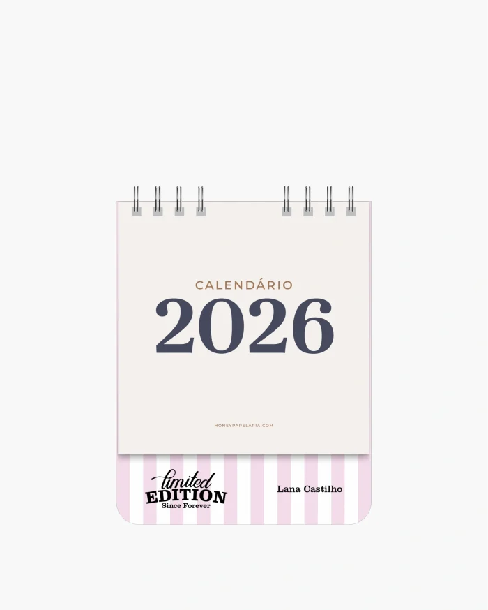 Calendário de Mesa 2026