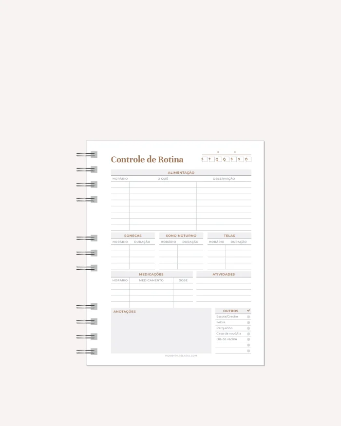Diário de Rotina da Criança - Imagem 2