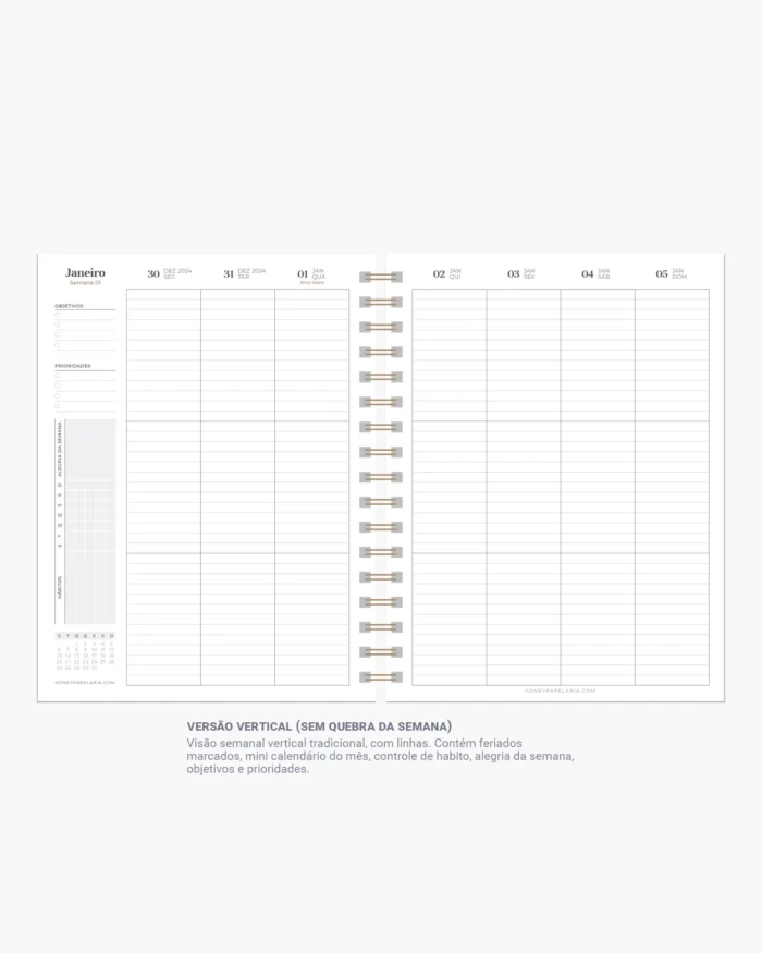 Honey Planner 2025 #Vertical