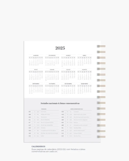 Honey Planner 2025 #Calendario