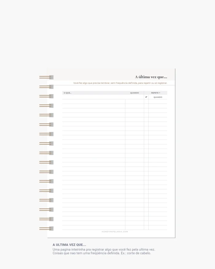 Honey Planner 2025 #Consultas