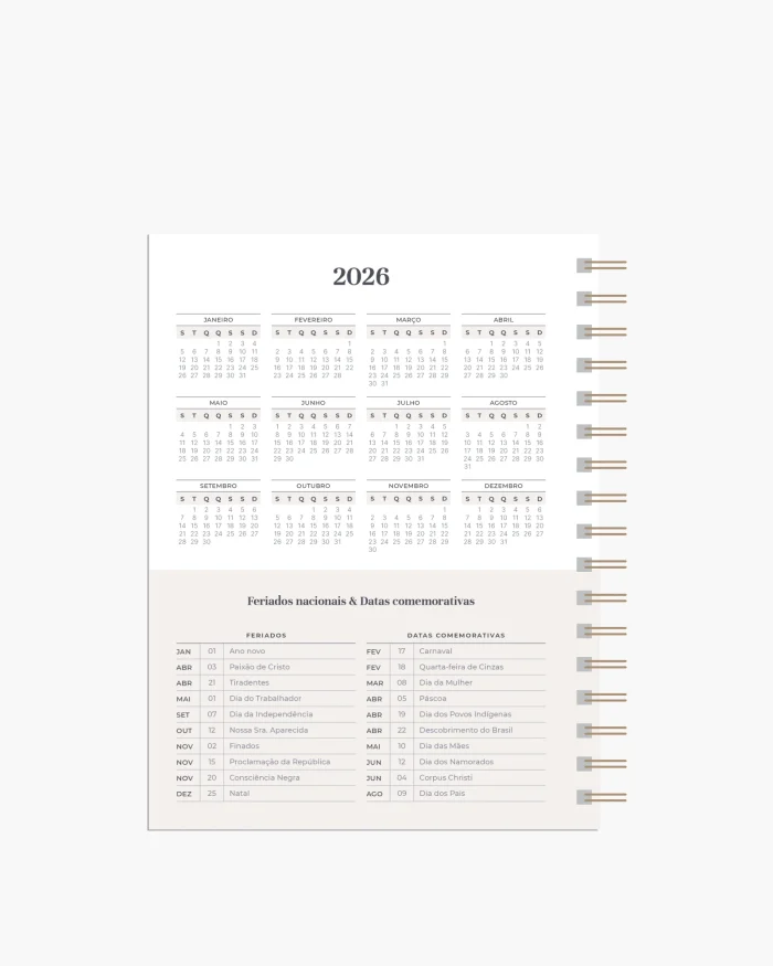Honey Planner 2026 Planner Semanal - Imagem 7