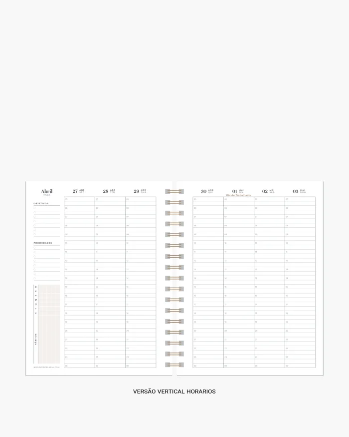 Honey Planner 2026 Planner Semanal - Imagem 3