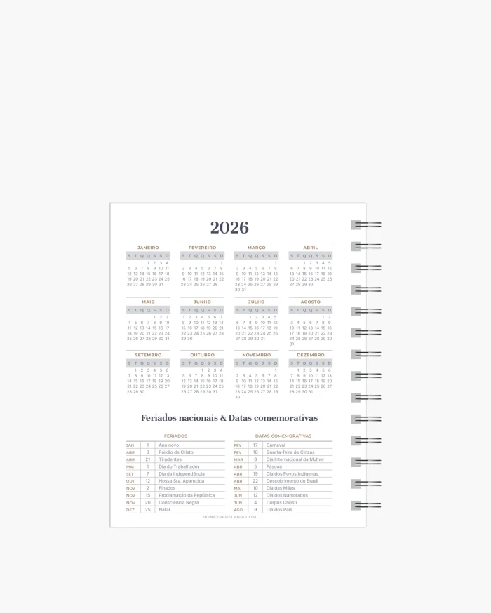 Mini Agenda Planner Permanente