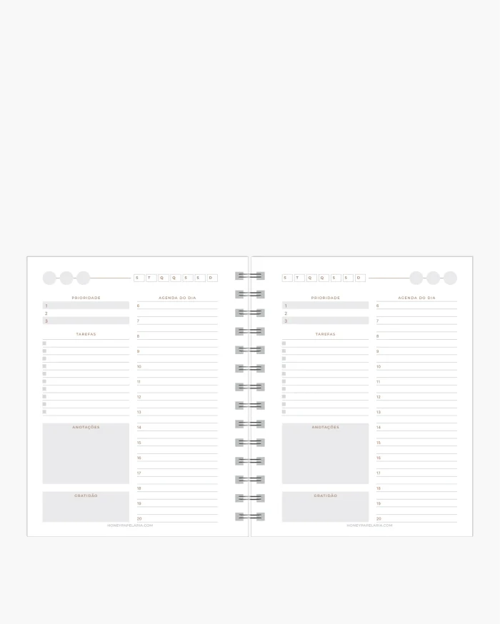 Mini Agenda Planner Permanente