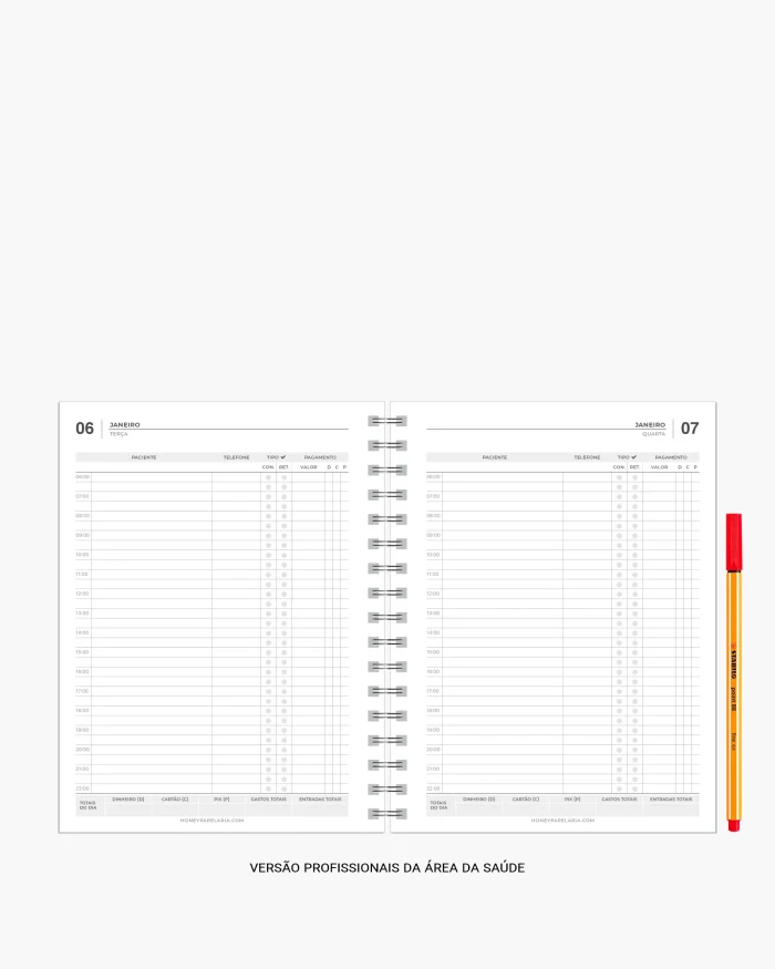Planner 2026 Para Agendamento de Clientes - Imagem 3