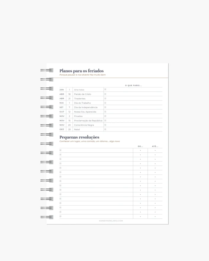 Planner Diário 2026 - Imagem 6