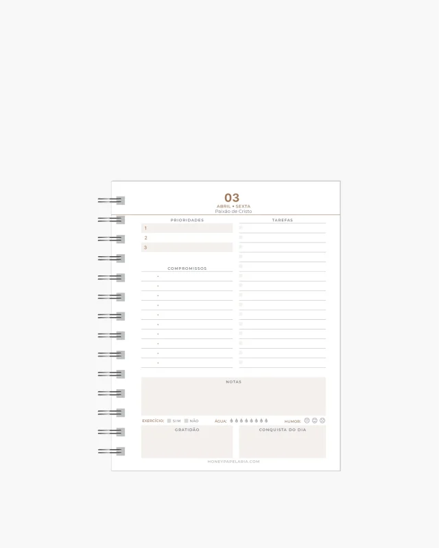 Mini Planner Diário