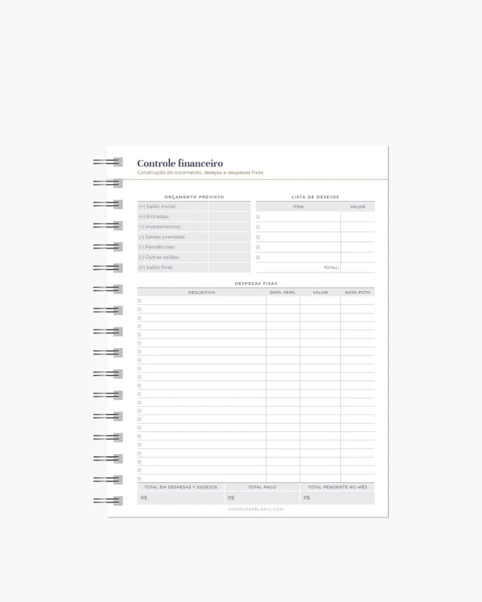 Planner Diário 2026 Semestral - Imagem 7