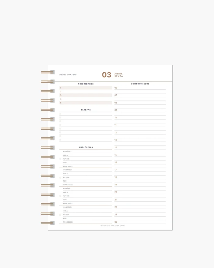 Planner Diário 2026 Jurídico - Imagem 2