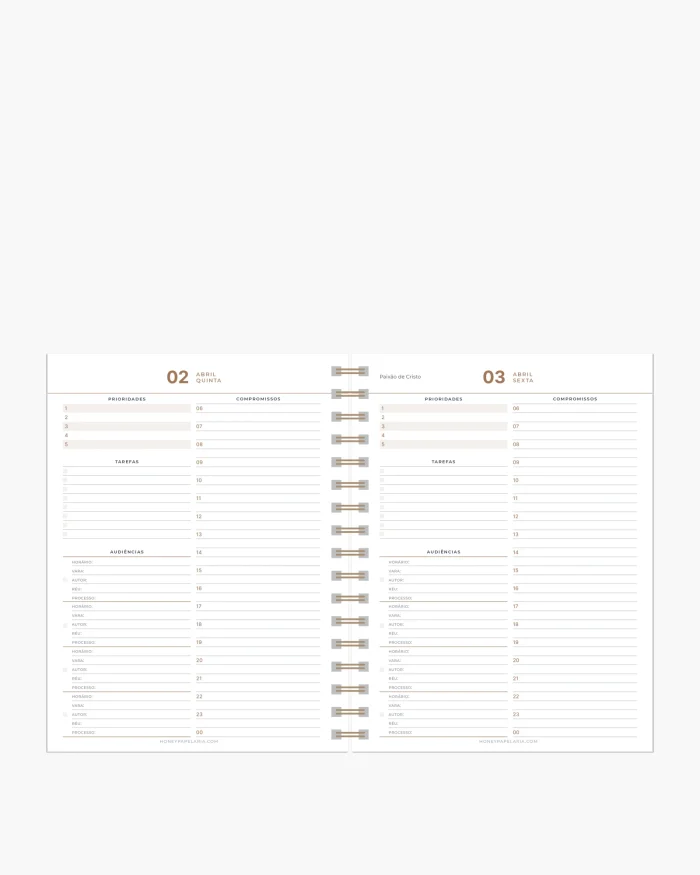 Planner Diário 2026 Jurídico - Imagem 8
